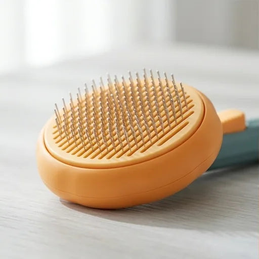 Dual-Sided Pet Undercoat Grooming Brush